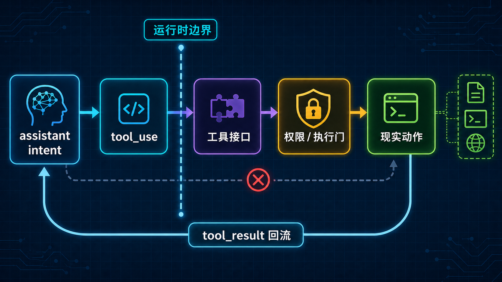 模型意图到现实动作之间的执行边界